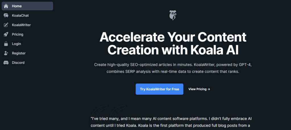 The 10 Best Essay AI Generator Tools _ Koala Writer