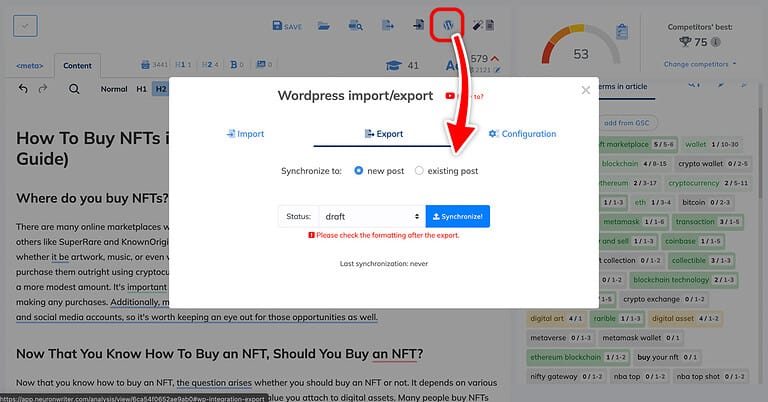 NeuronWriter Seamless Integration for Streamlined Workflow