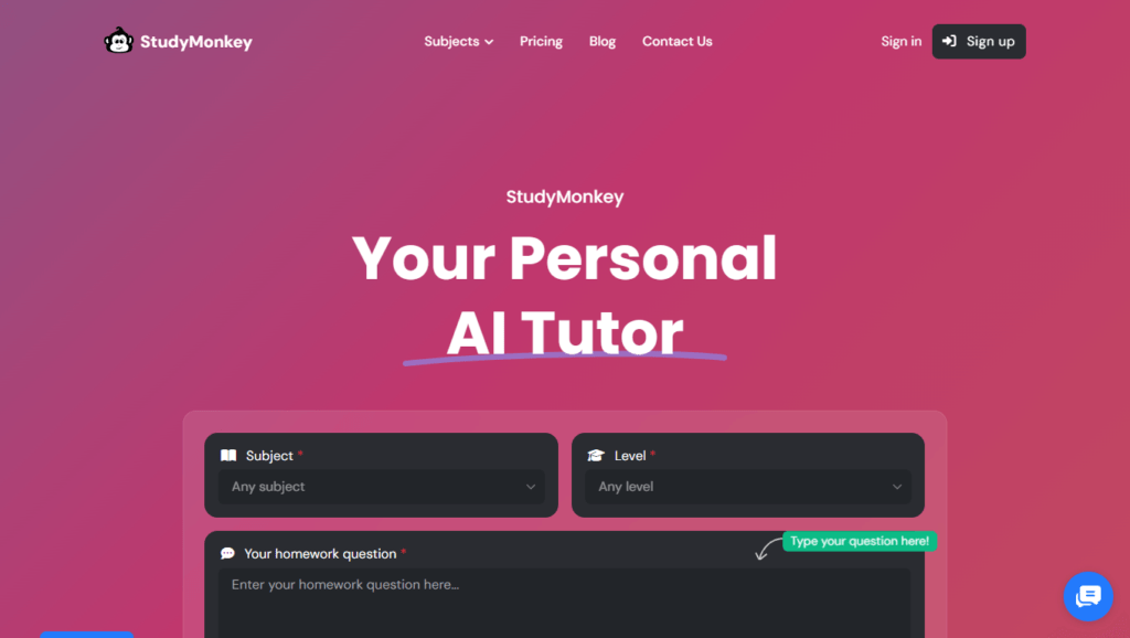 StudyMonkey Gamified Learning and Practice for All Subjects