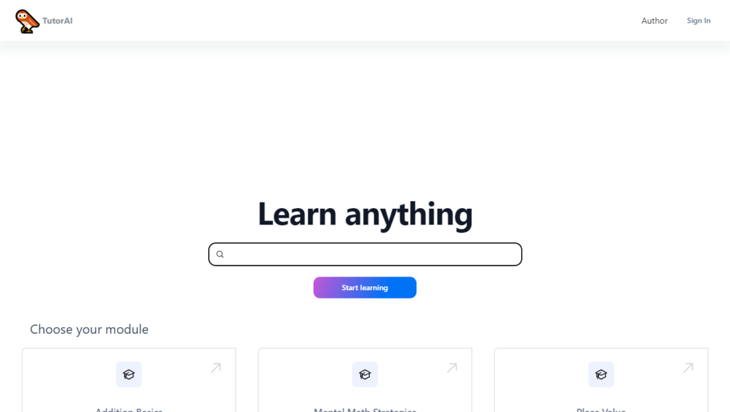 Tutor AI Get Instant Help and Explanations for Any Topic